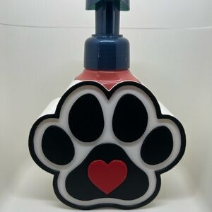 Dog Paw with Heart bath and body works soap holder
